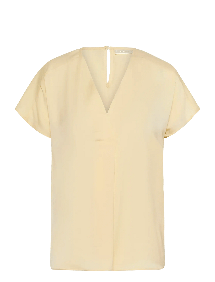 InWear - RindaIW Top - kurzärmelige blusen - chamomile - 1
