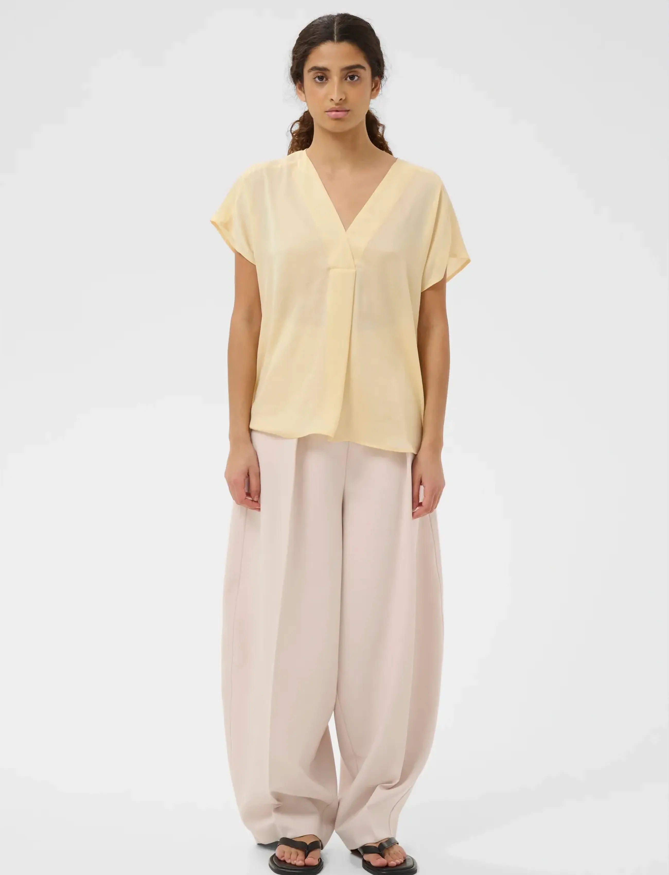 InWear - RindaIW Top - kurzärmelige blusen - chamomile - 3