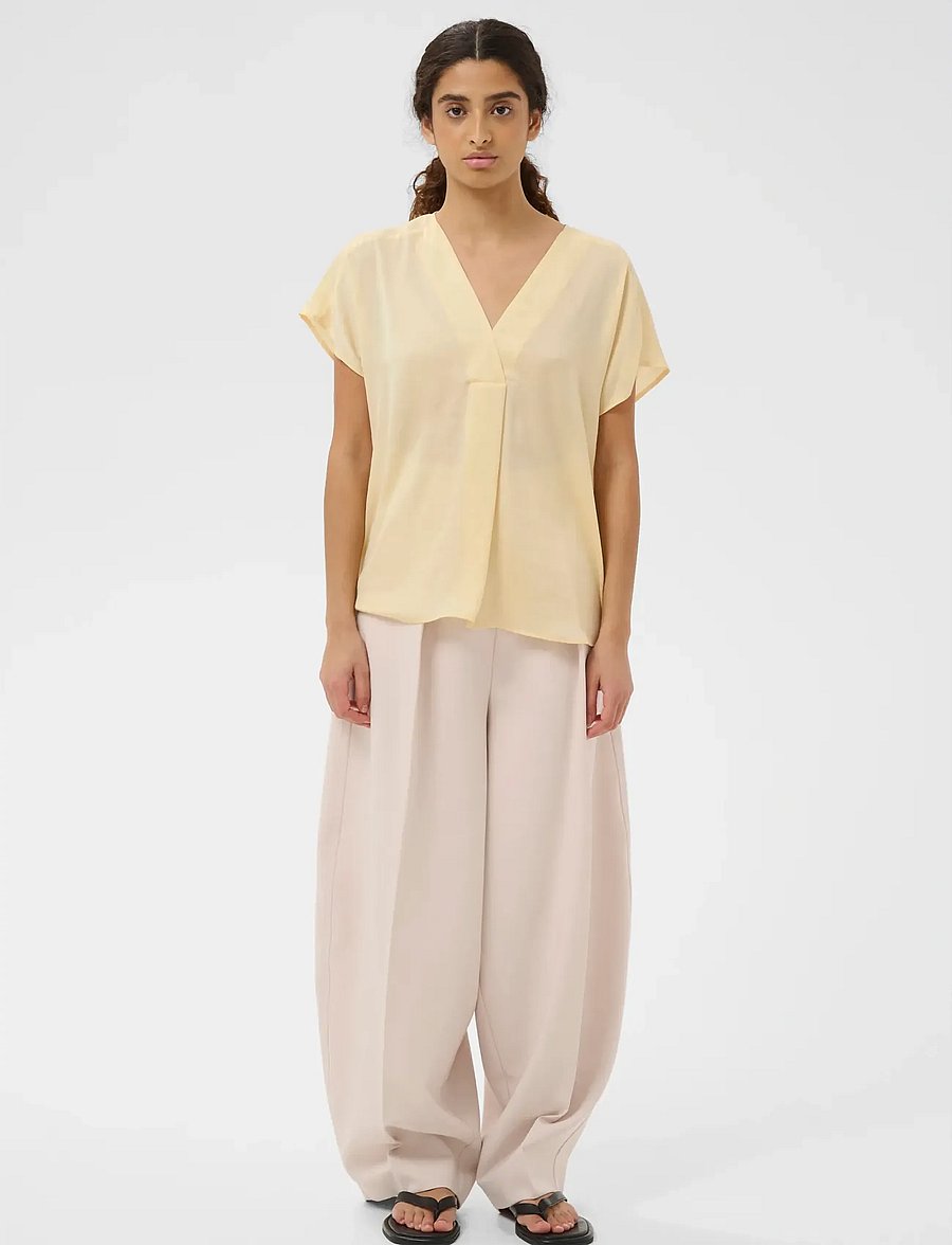 InWear - RindaIW Top - kurzärmelige blusen - chamomile - 3