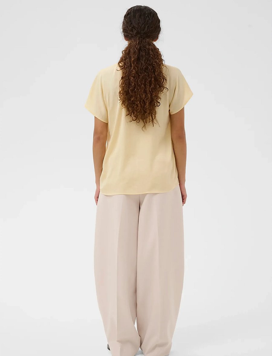 InWear - RindaIW Top - kurzärmelige blusen - chamomile - 4