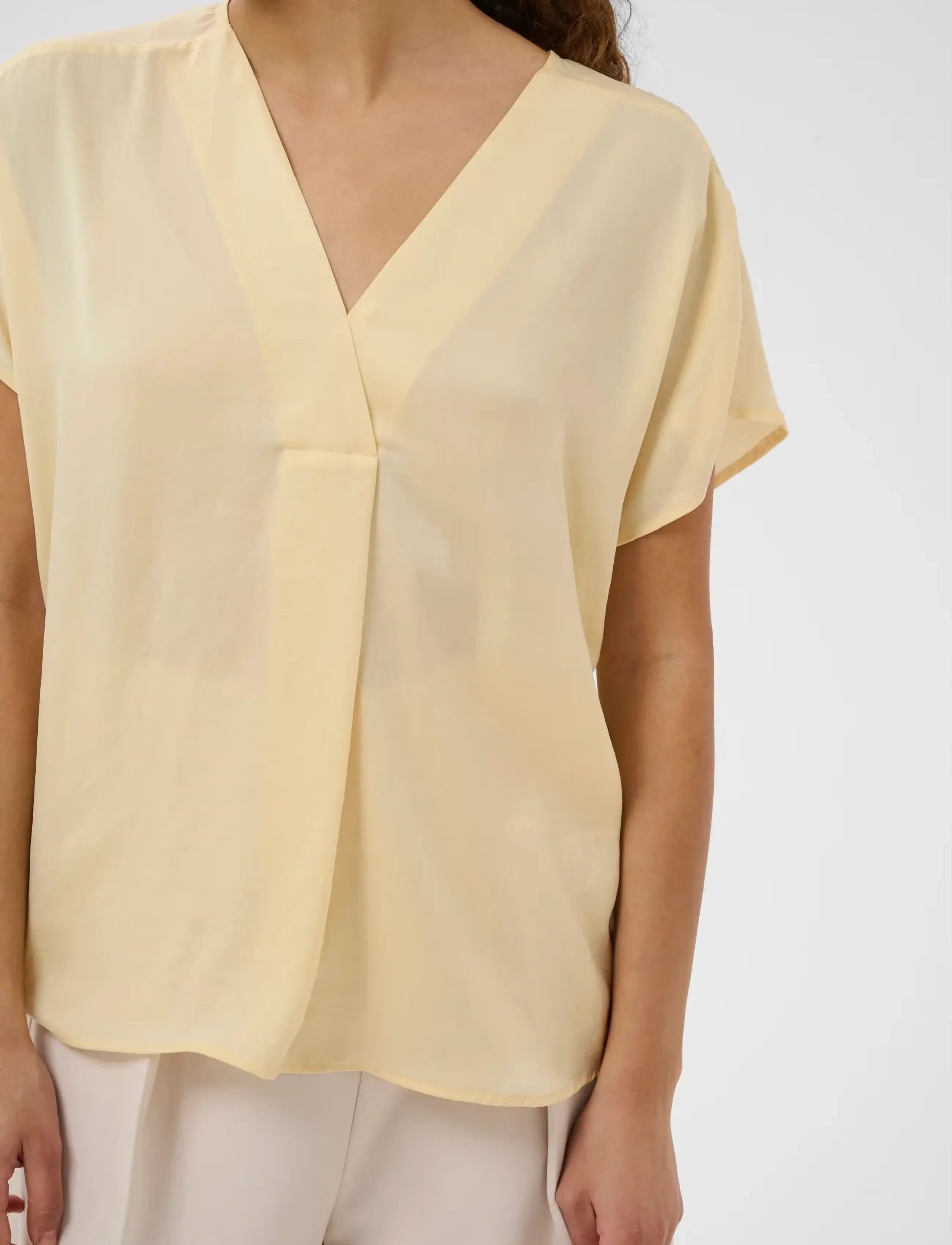 InWear - RindaIW Top - kurzärmelige blusen - chamomile - 5