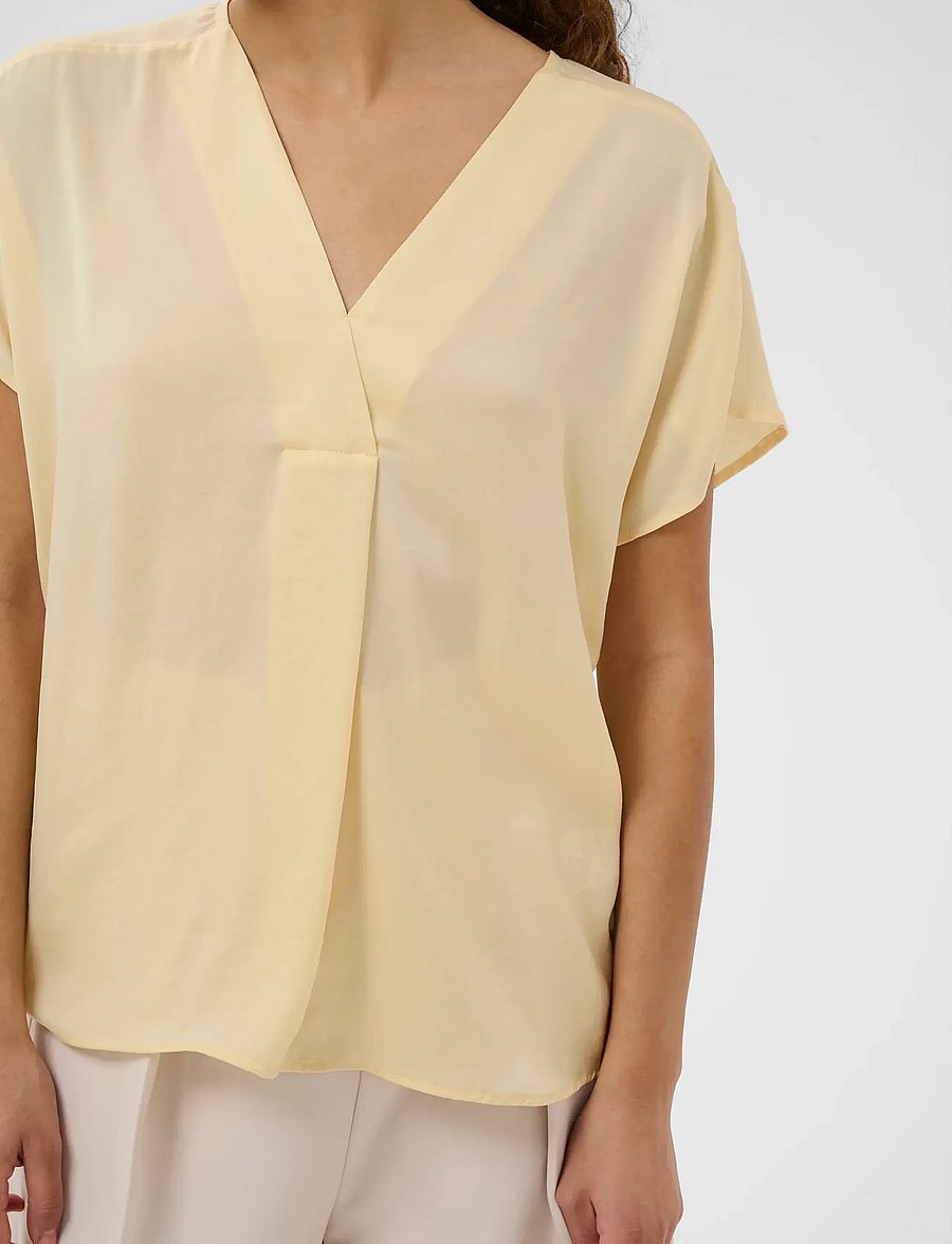 InWear - RindaIW Top - kurzärmelige blusen - chamomile - 5