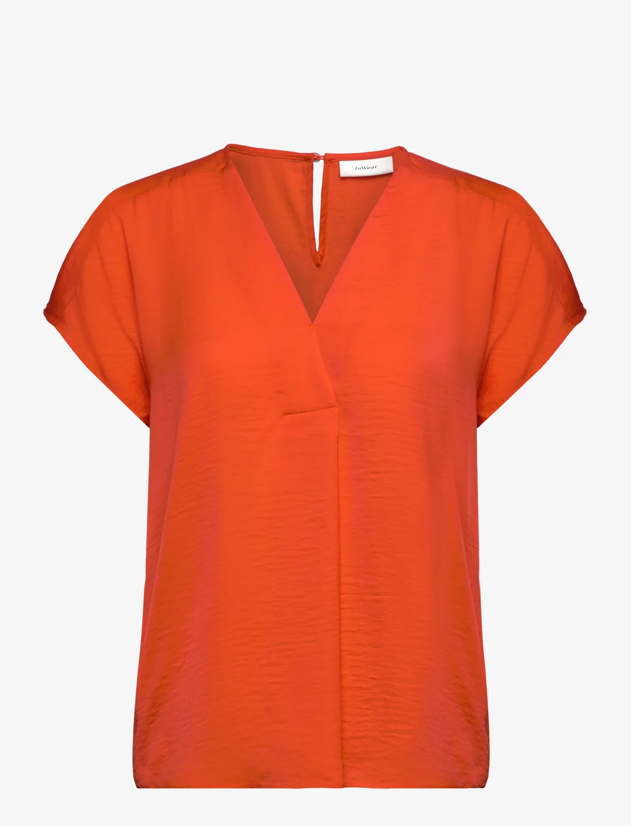 InWear - RindaIW Top - short-sleeved blouses - cherry tomato - 0