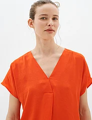 InWear - RindaIW Top - short-sleeved blouses - cherry tomato - 4