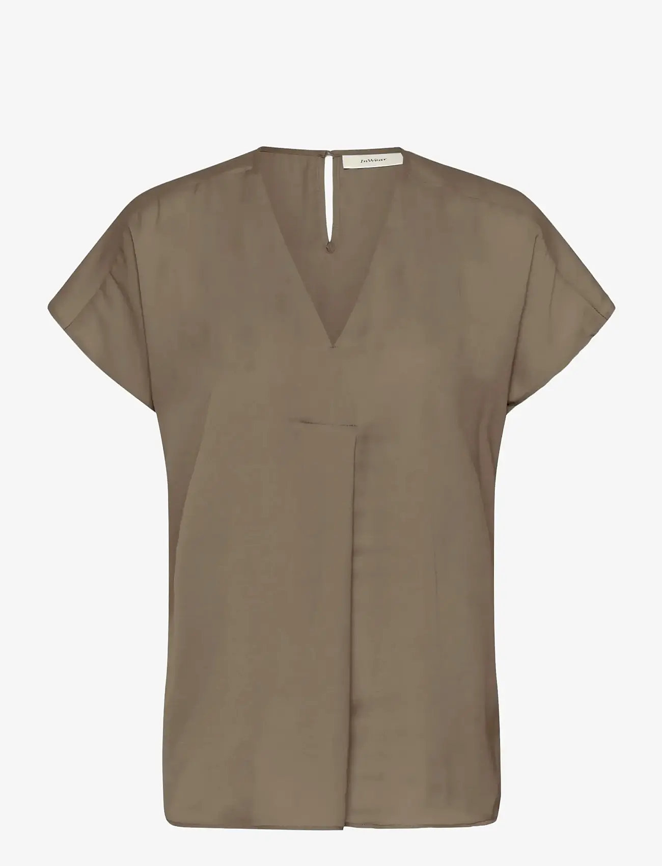 InWear - RindaIW Top - kortærmede bluser - coffee quartz - 1