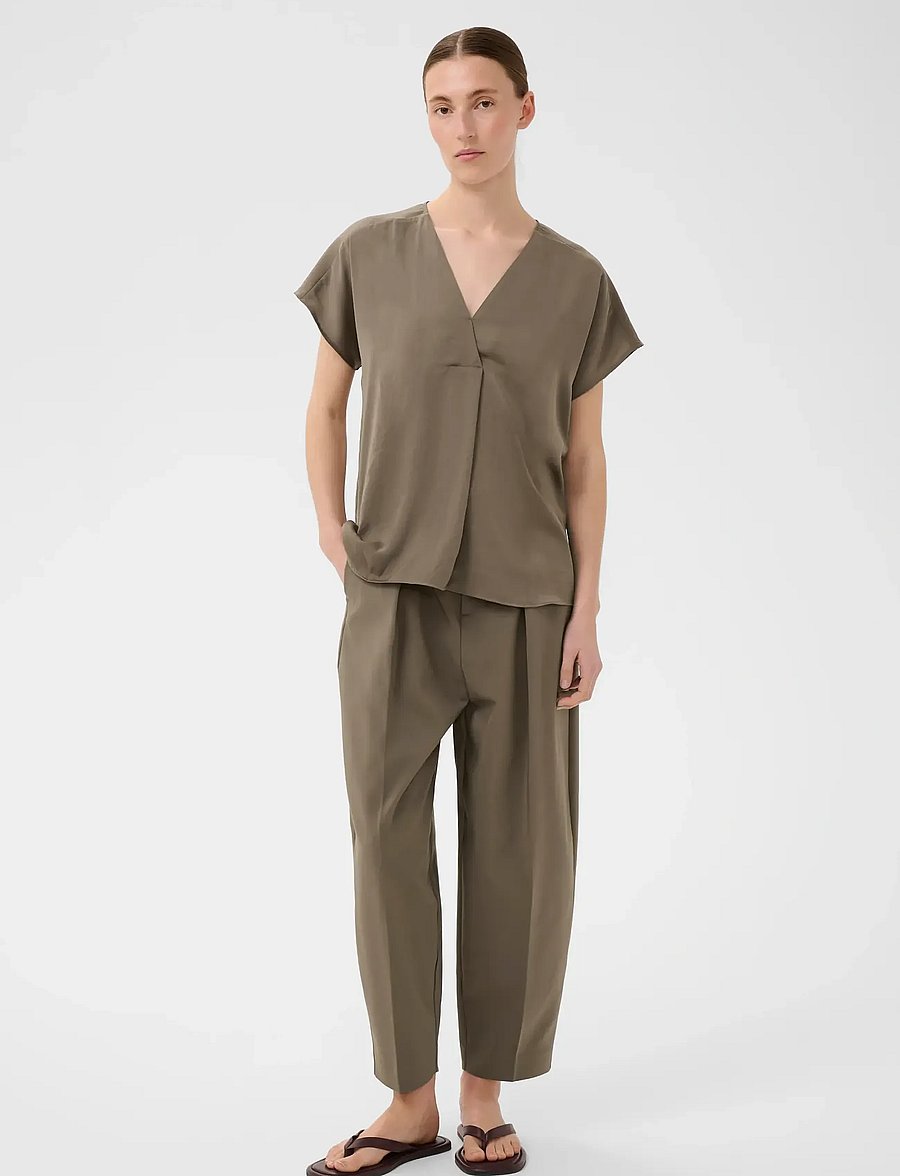 InWear - RindaIW Top - kurzärmelige blusen - coffee quartz - 3