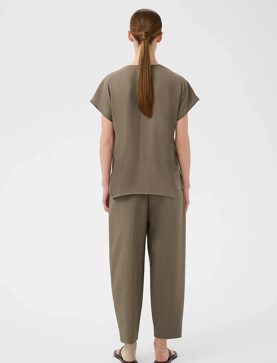 InWear - RindaIW Top - kurzärmelige blusen - coffee quartz - 4