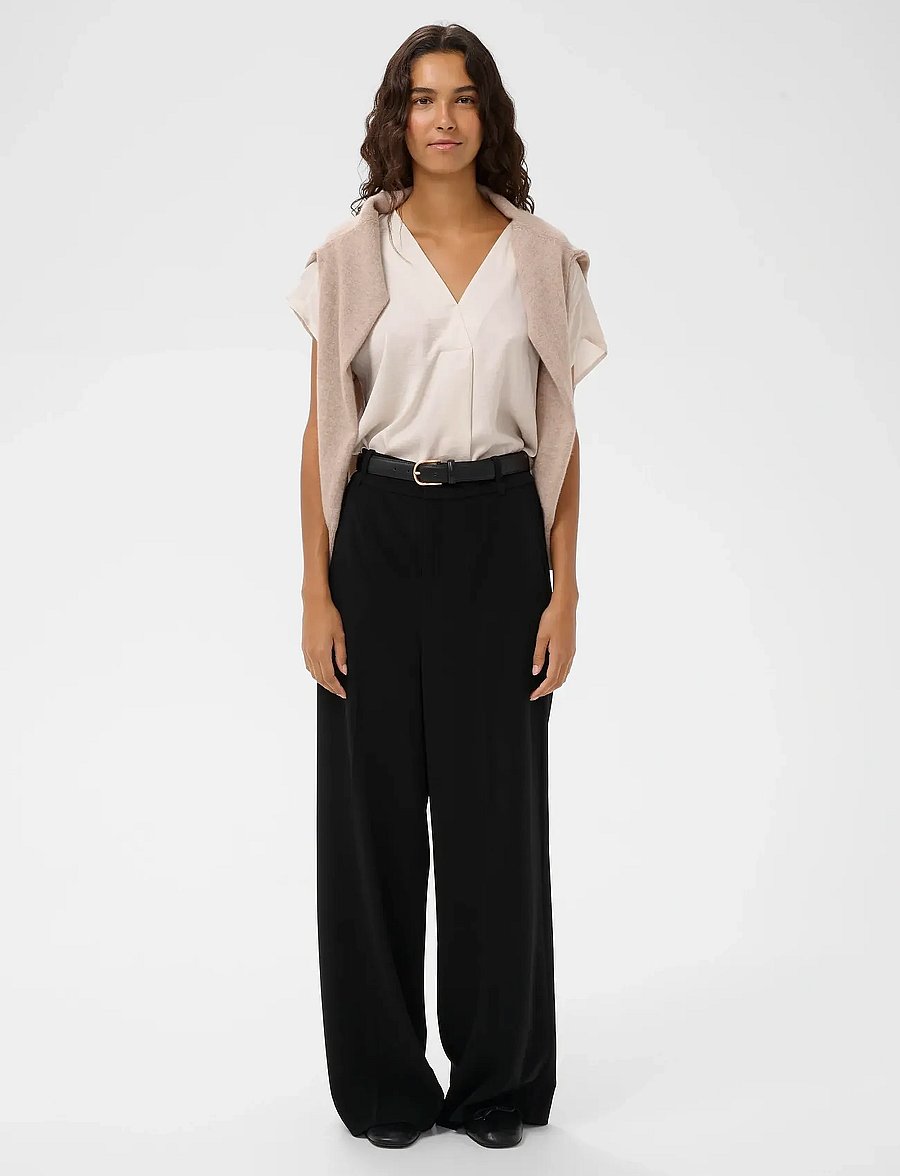 InWear - RindaIW Top - kurzärmelige blusen - french nougat - 3