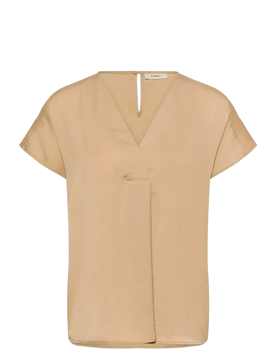 InWear - RindaIW Top - kortærmede bluser - latte - 0