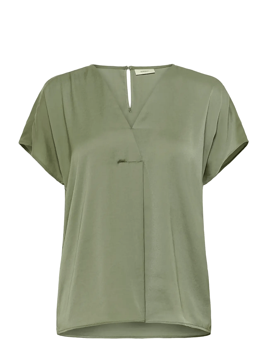 InWear - RindaIW Top - kurzärmelige blusen - mulled basil - 1