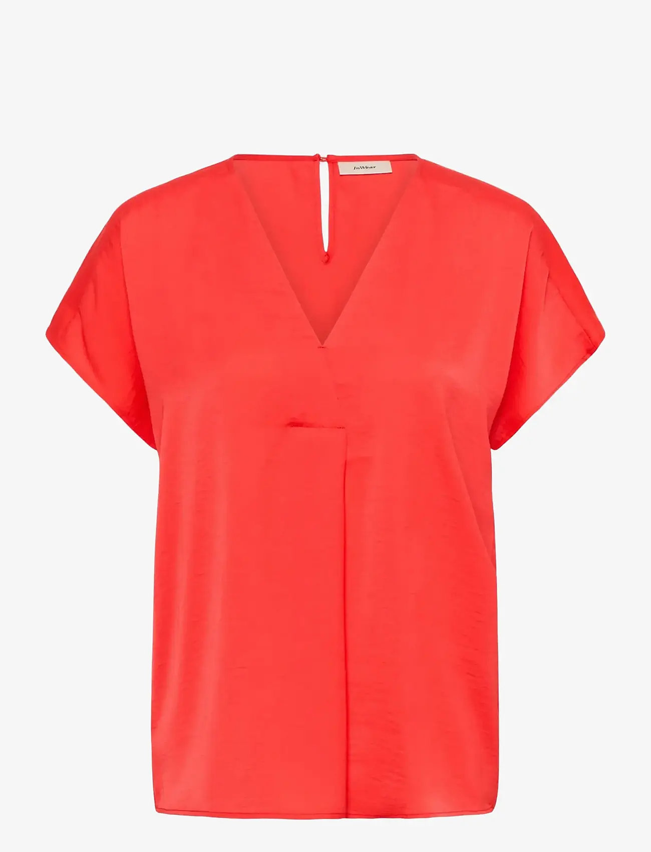 InWear - RindaIW Top - kortærmede bluser - poppy red - 0