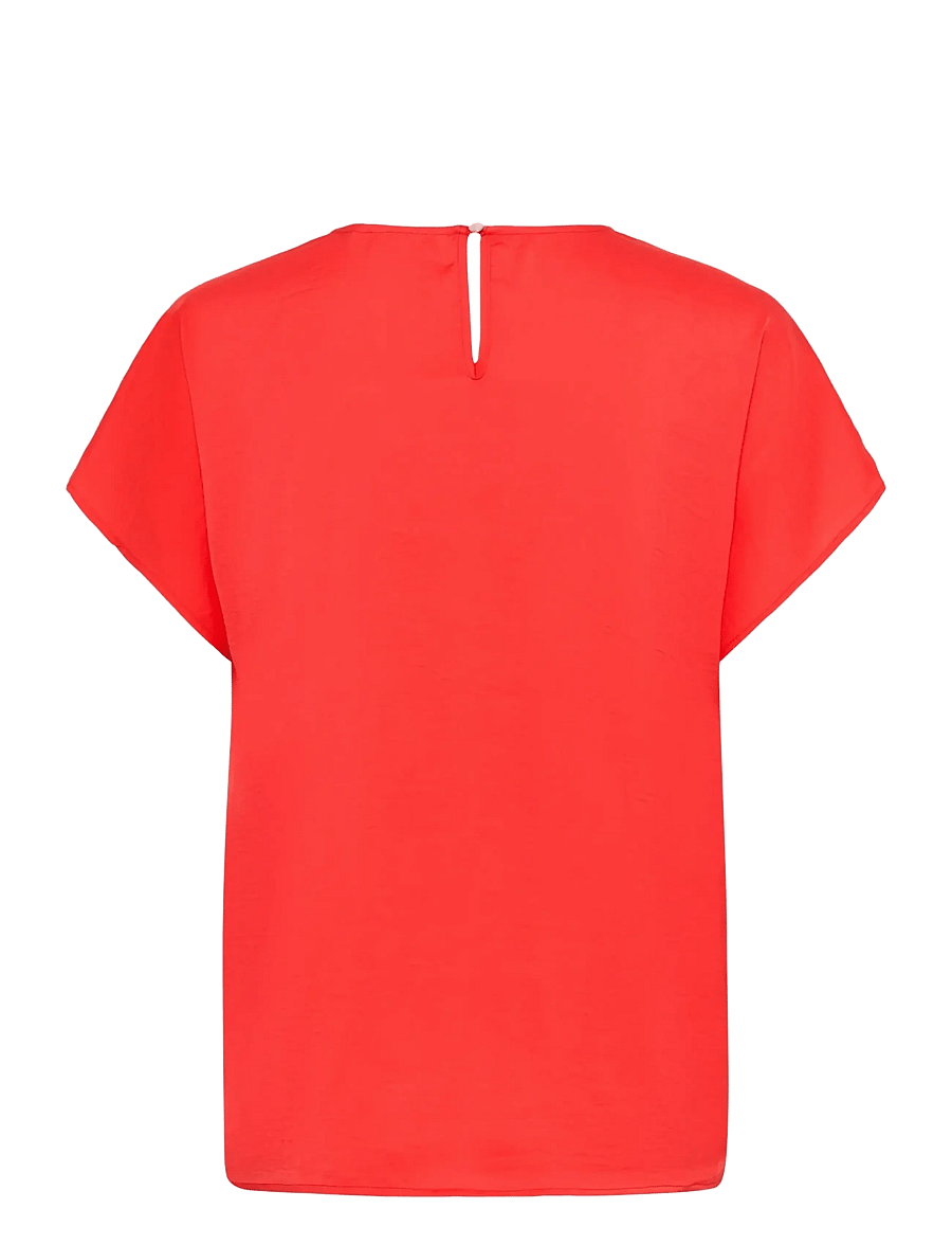 InWear - RindaIW Top - lühikeste varrukatega pluusid - poppy red - 1