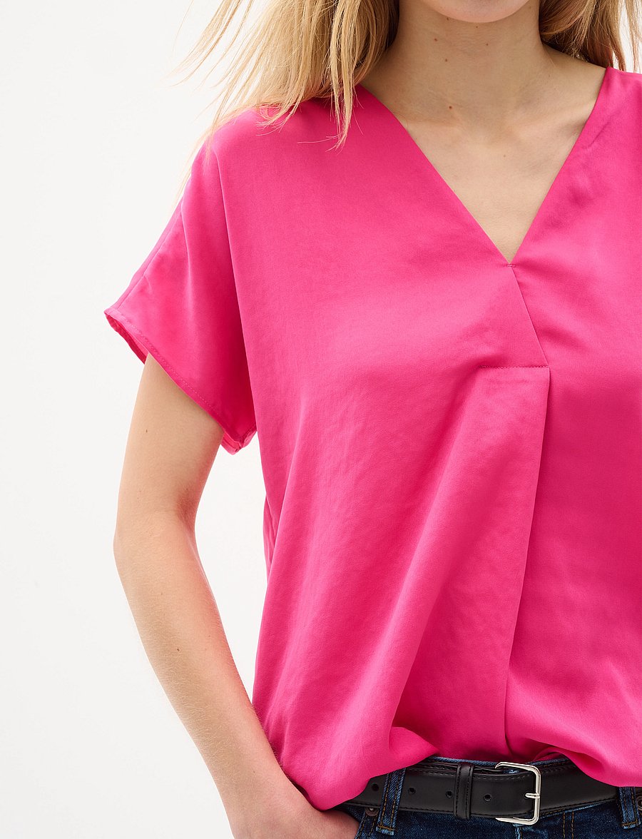 InWear - RindaIW Top - kurzärmelige blusen - pure pink - 3
