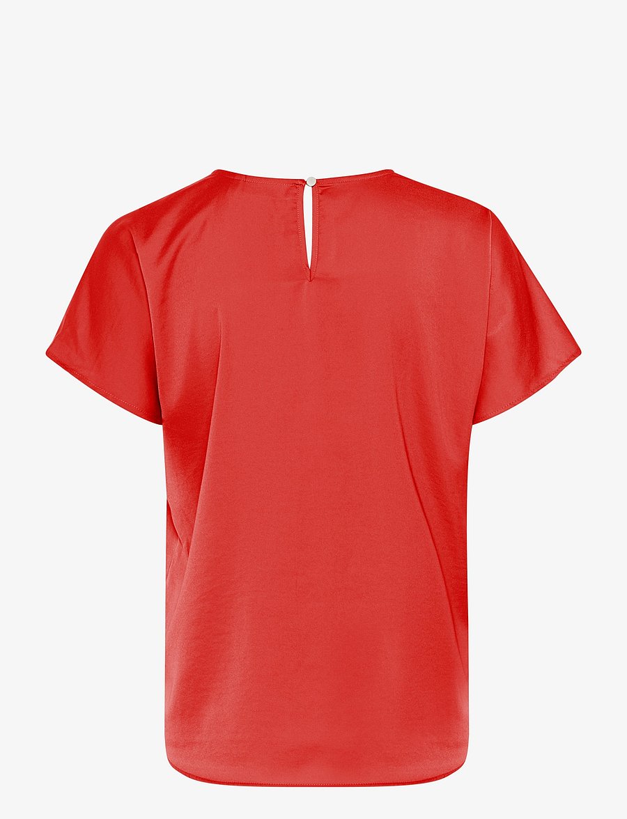 InWear - RindaIW Top - kurzärmelige blusen - scarlet - 2