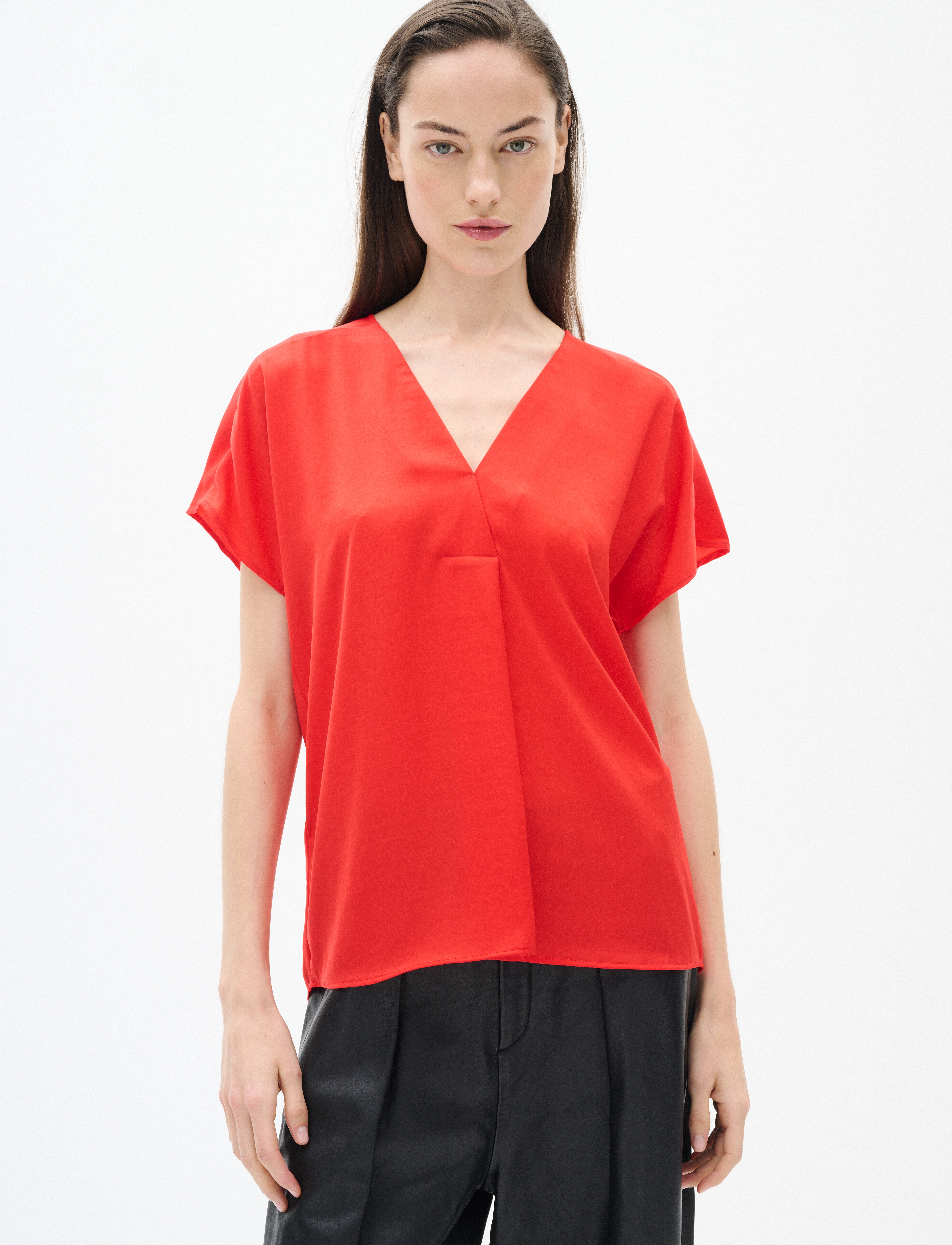 InWear RindaIW Top - Blusen - SCARLET / red