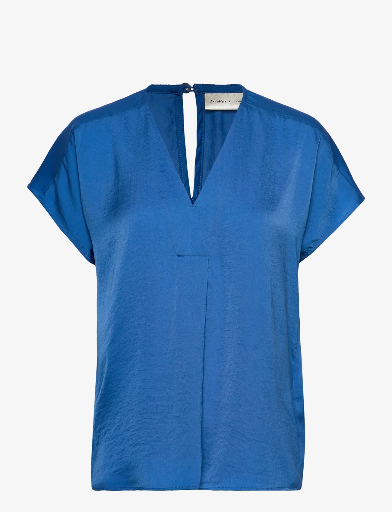 InWear - RindaIW Top - short-sleeved blouses - spring blue - 0