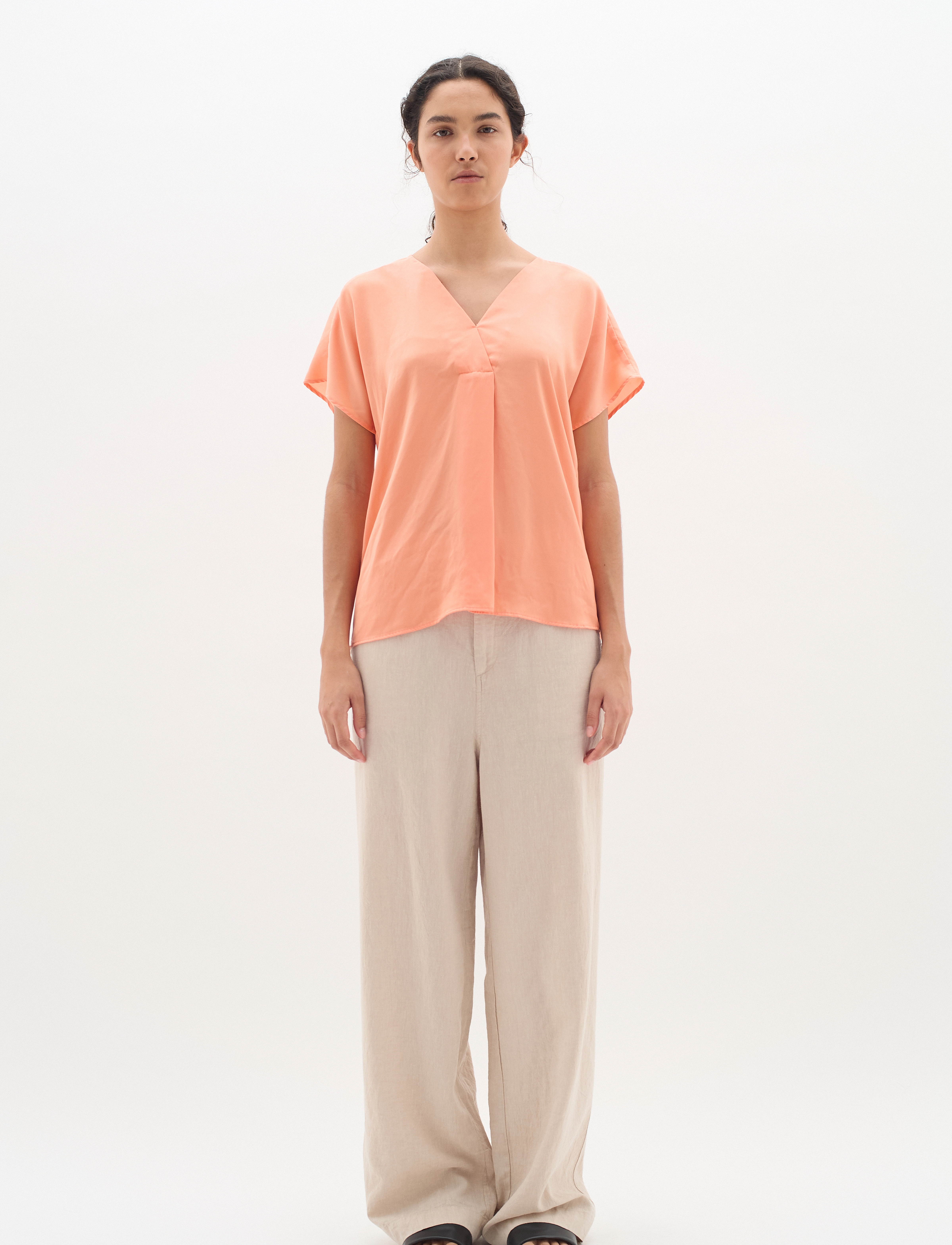 InWear - RindaIW Top - kortærmede bluser - tangerine - 3