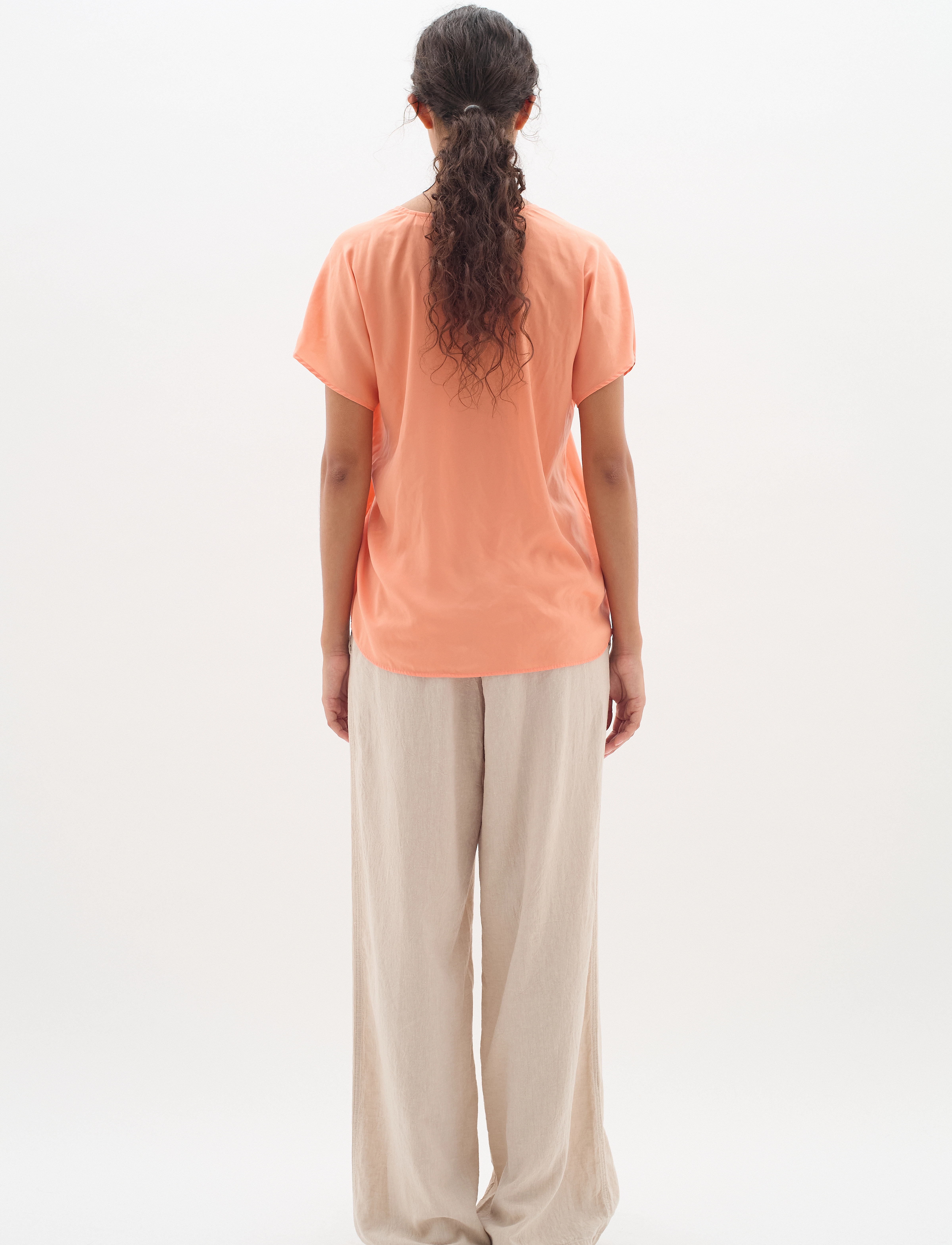 InWear - RindaIW Top - kortærmede bluser - tangerine - 4