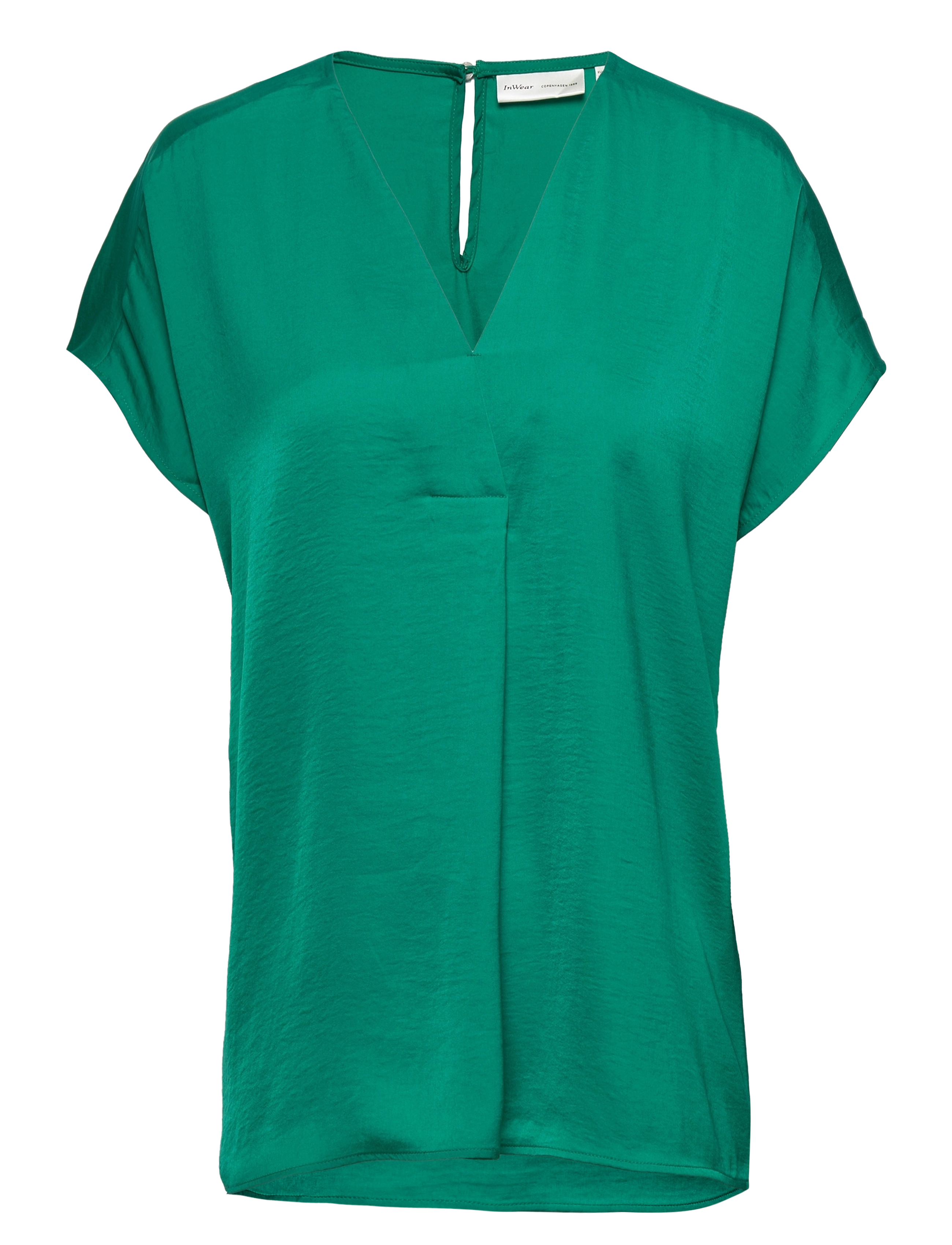 InWear - RindaIW Top - kortärmade blusar - ultramarine green - 1