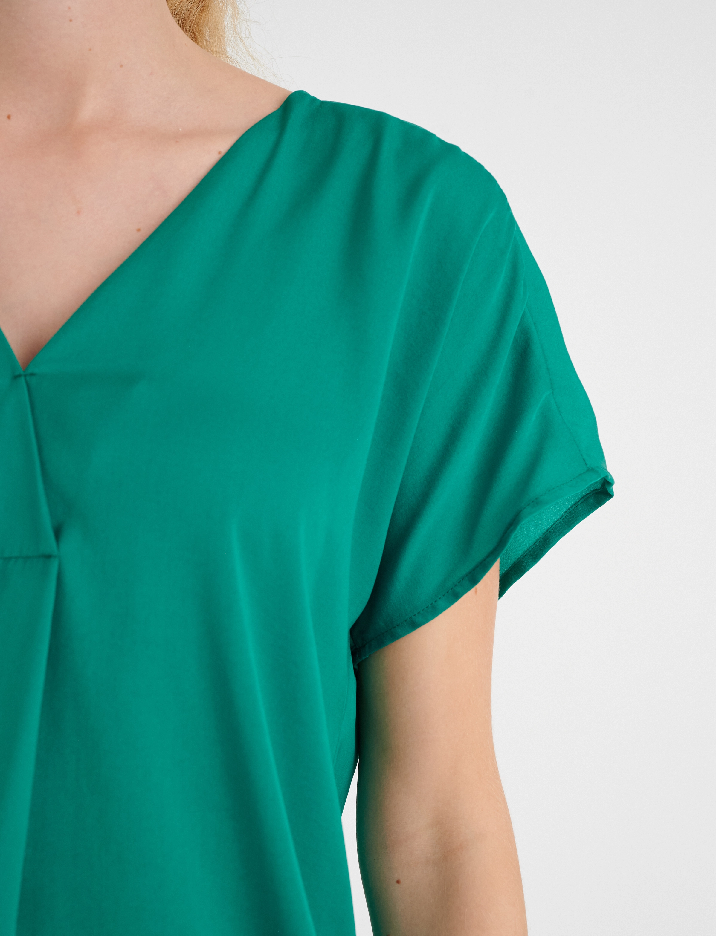 InWear - RindaIW Top - kortärmade blusar - ultramarine green - 5