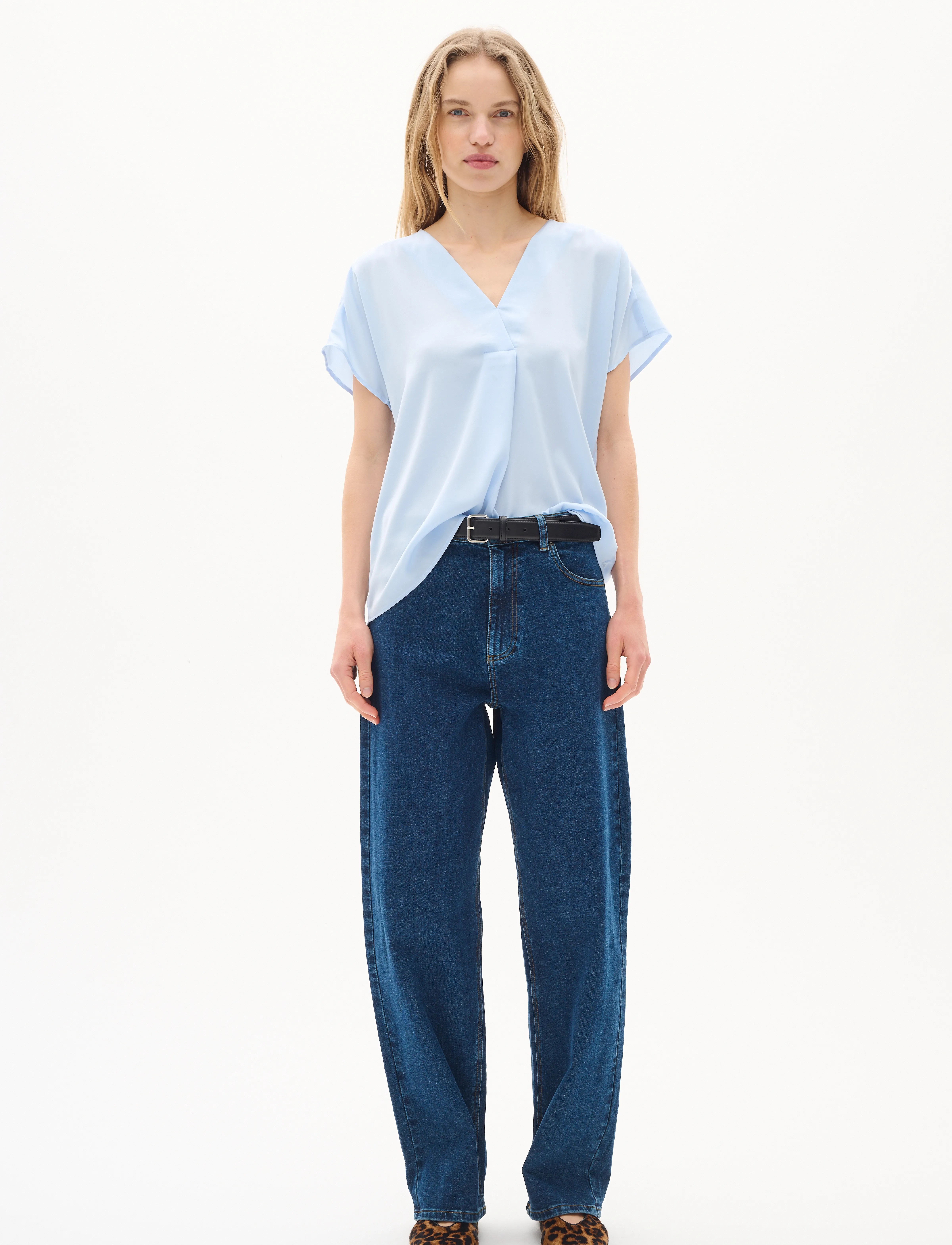 InWear - RindaIW Top - kurzärmelige blusen - windsurfer - 3