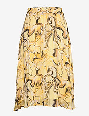 InWear - ReemaIW Skirt - midi kjolar - yellow marbling - 0