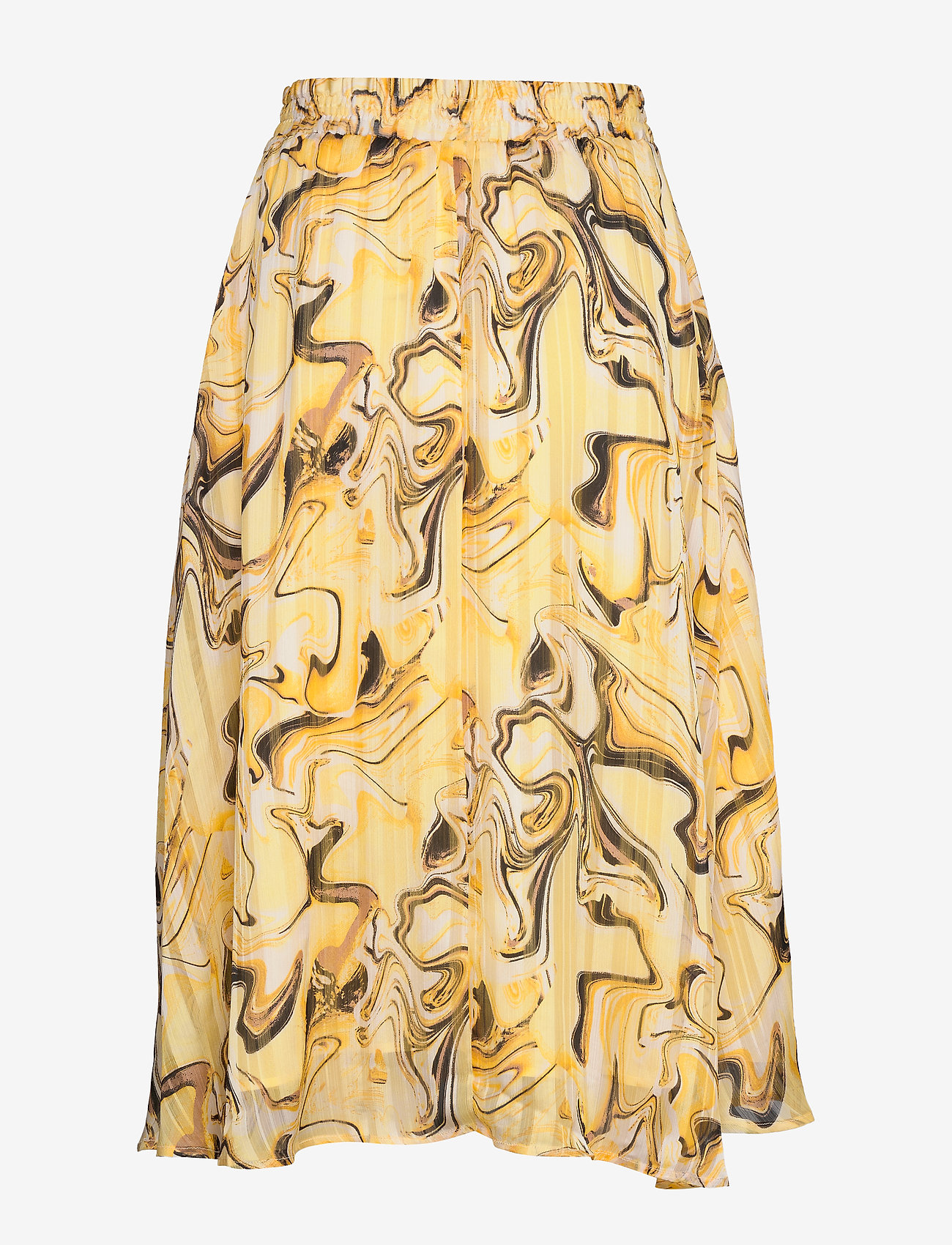 InWear - ReemaIW Skirt - midi kjolar - yellow marbling - 1