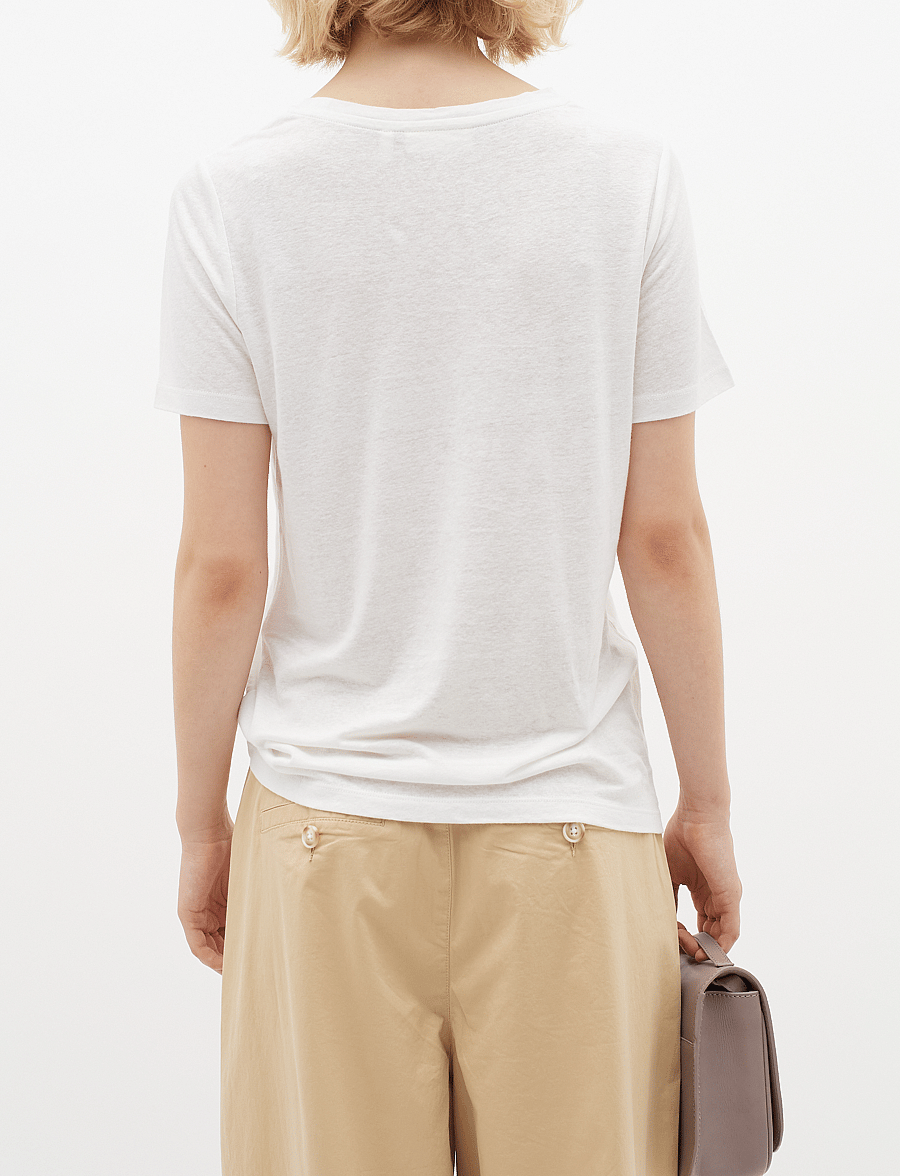 InWear - AlmaIW Tshirt - t-shirts - pure white - 5