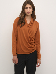 InWear - AlanoIW Wrap Blouse - long-sleeved blouses - autumnal - 2