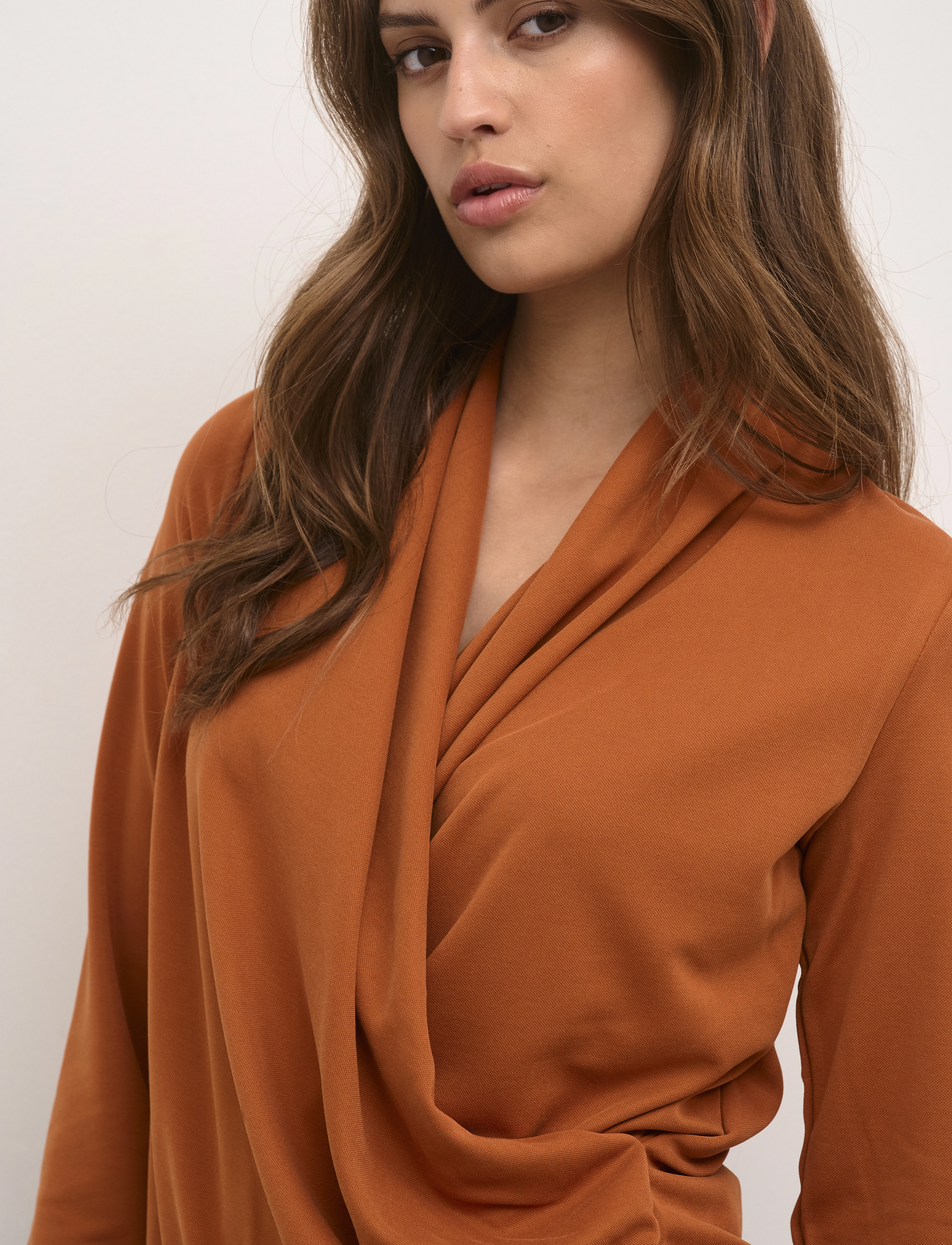 InWear - AlanoIW Wrap Blouse - langærmede bluser - autumnal - 4