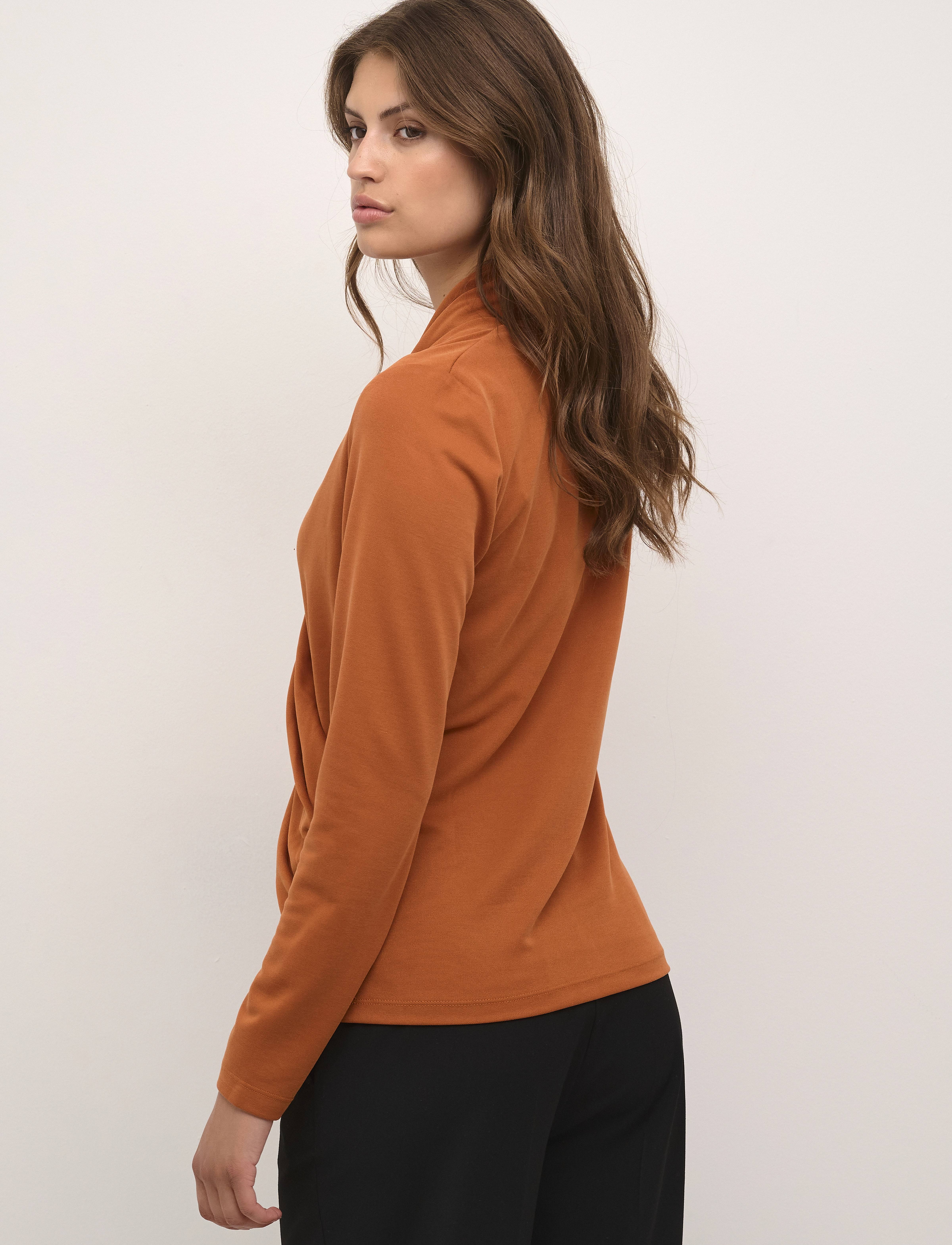 InWear - AlanoIW Wrap Blouse - langærmede bluser - autumnal - 5