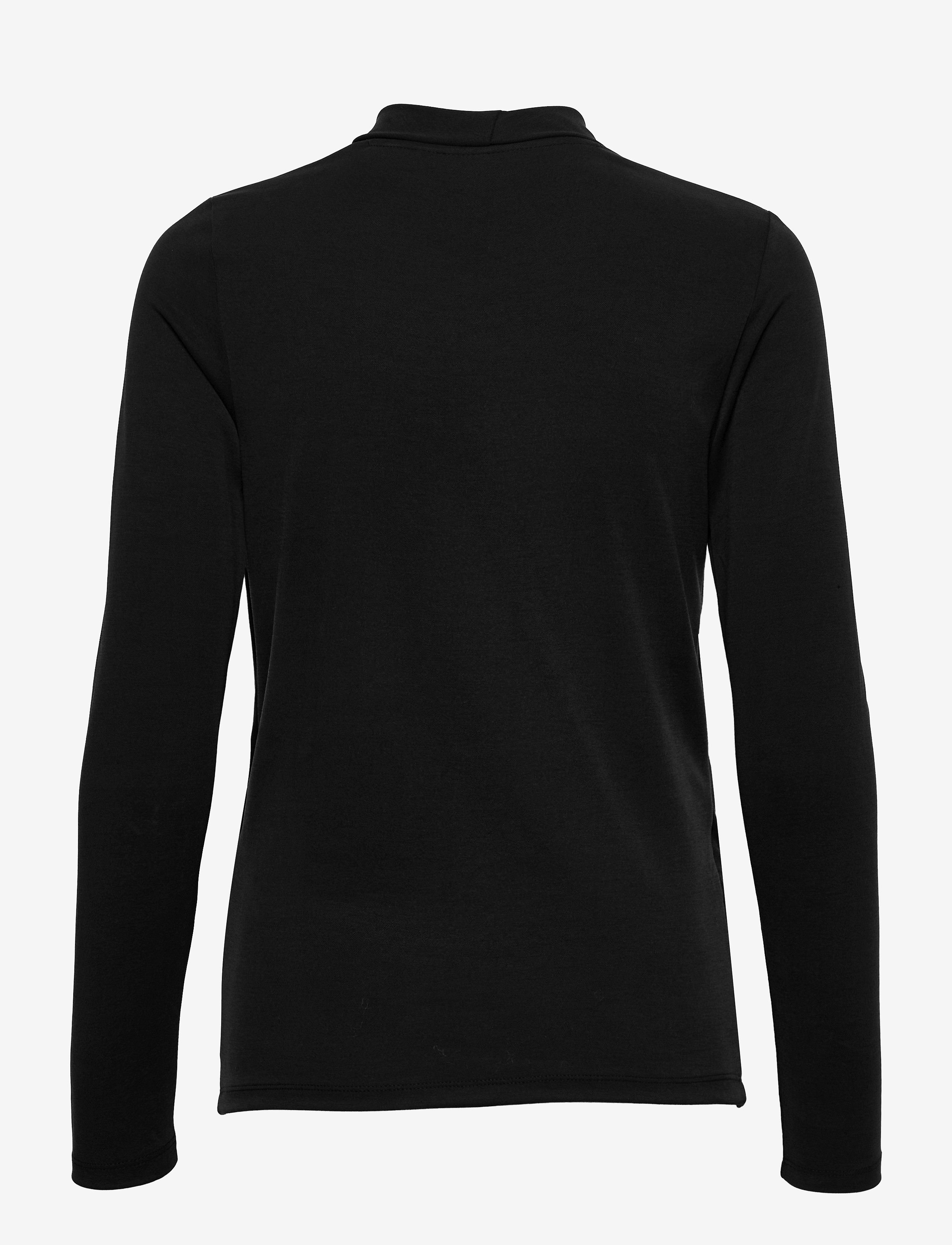 InWear - AlanoIW Wrap Blouse - langärmlige blusen - black - 2