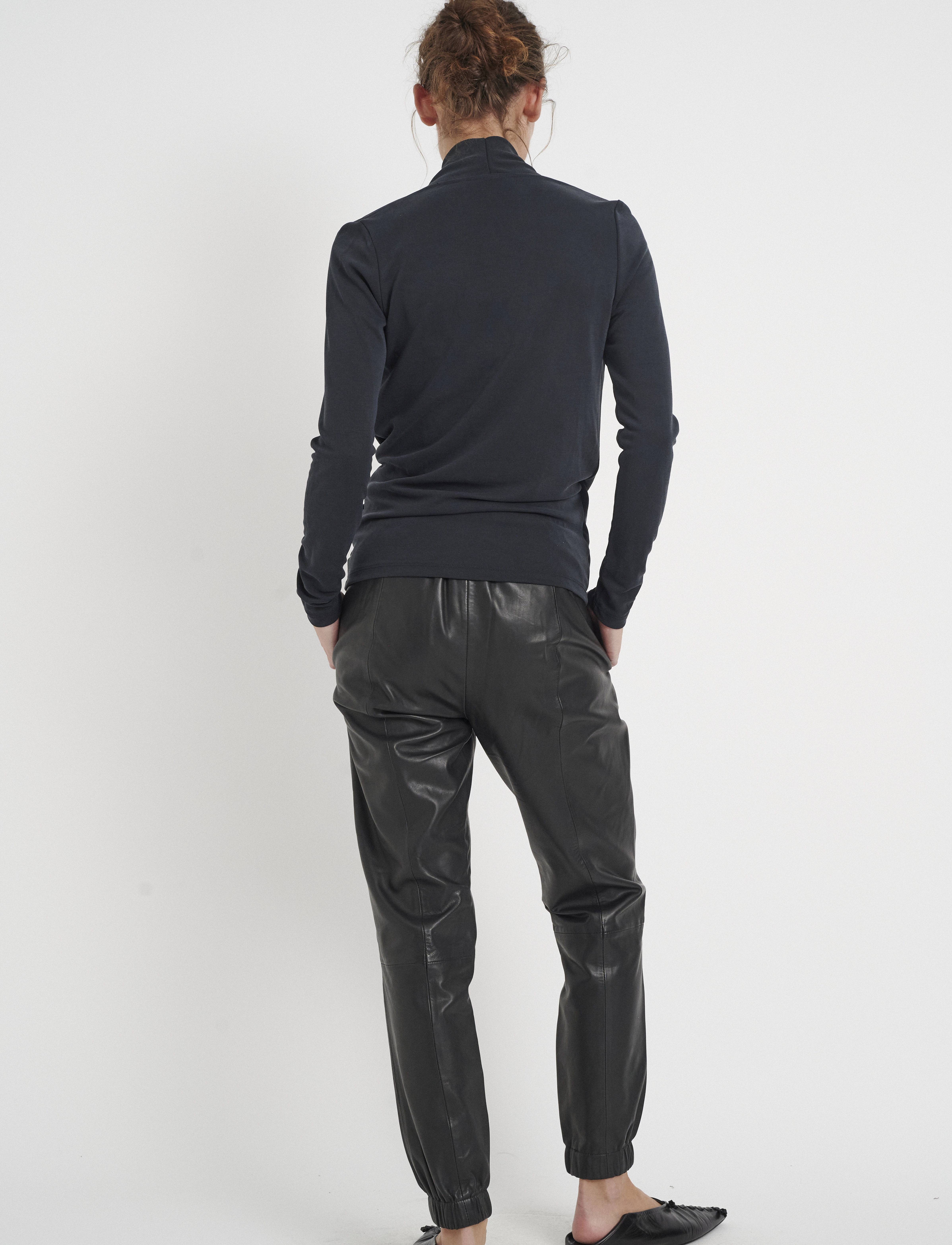 InWear - AlanoIW Wrap Blouse - langärmlige blusen - black - 4