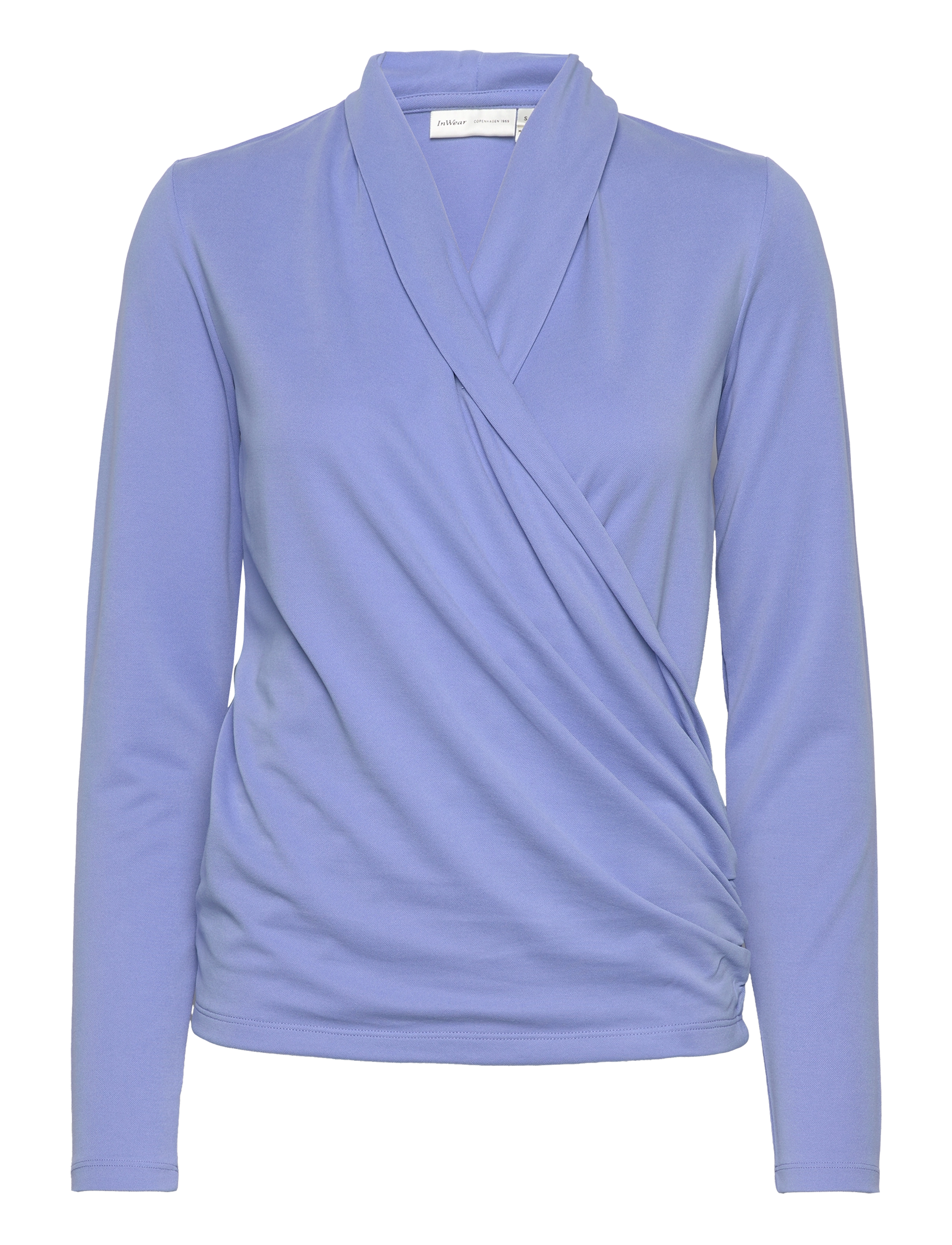 InWear AlanoIW Wrap Blouse - Transitional Layering - CORNFLOWER / blue