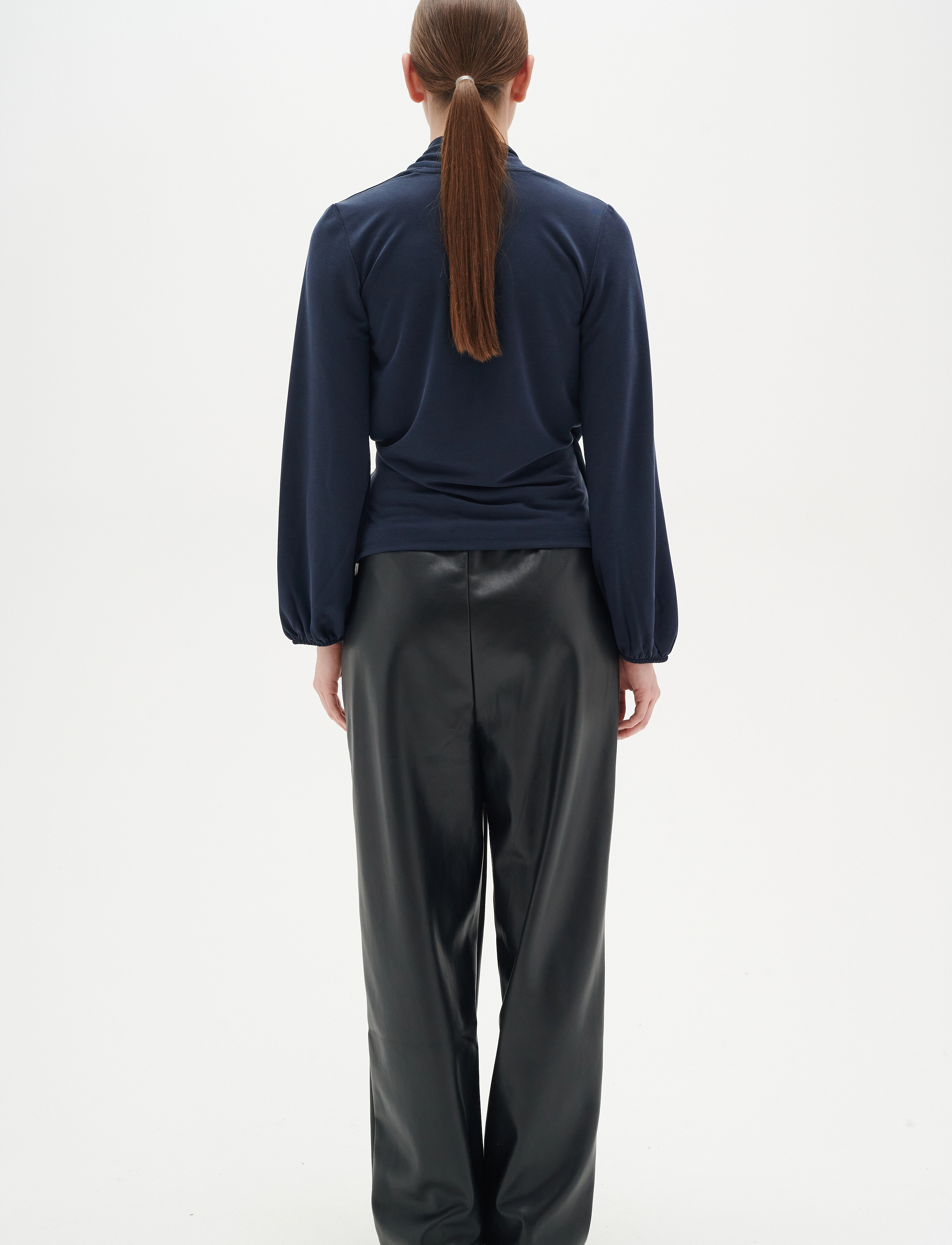 InWear - AlanoIW Wrap Blouse - langærmede bluser - marine blue - 4