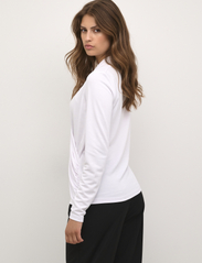 InWear - AlanoIW Wrap Blouse - long-sleeved blouses - pure white - 5