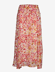 InWear - HaydenIW Midi Skirt - maxi nederdele - coral wathercolour florals - 0