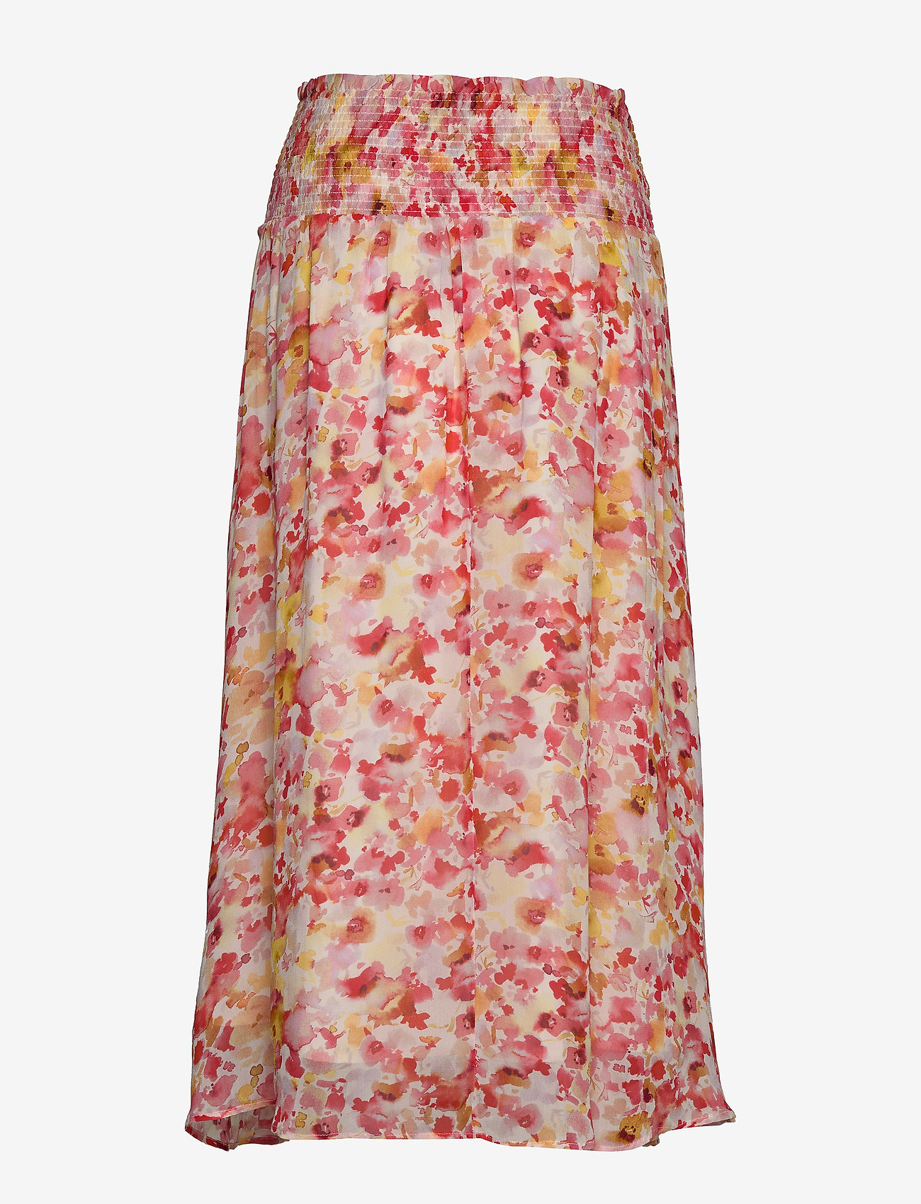 InWear - HaydenIW Midi Skirt - maxi nederdele - coral wathercolour florals - 1