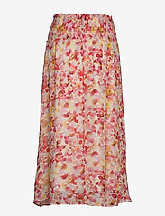 InWear - HaydenIW Midi Skirt - maxi nederdele - coral wathercolour florals - 1