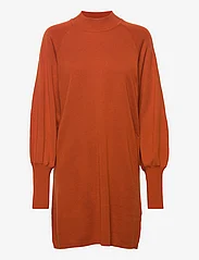 InWear - SanjaIW Dress - strikkede kjoler - brandy - 0