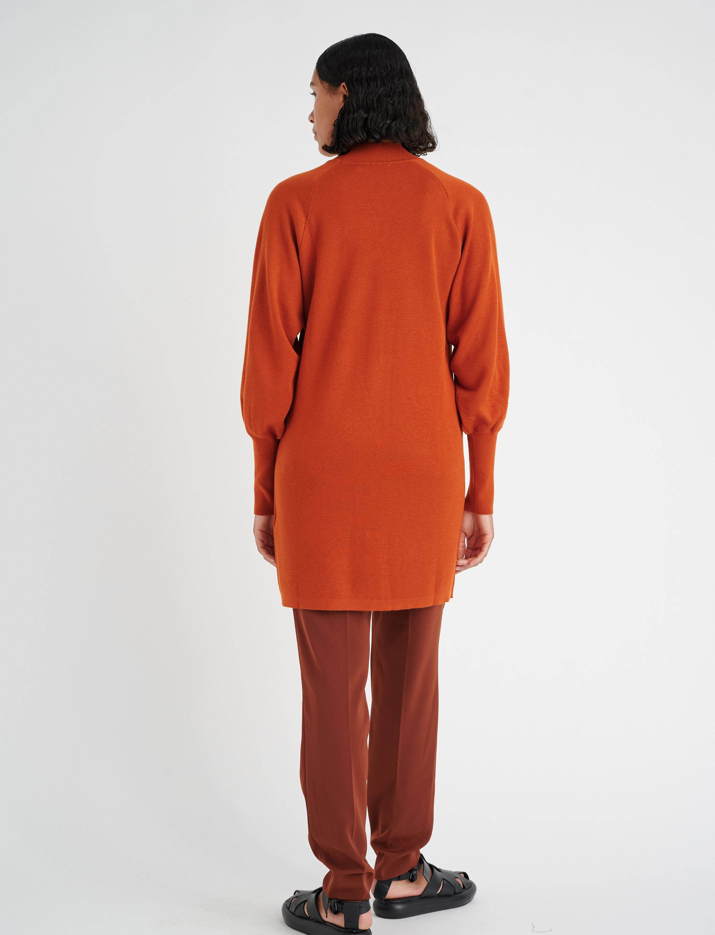 InWear - SanjaIW Dress - stickade klänningar - brandy - 4