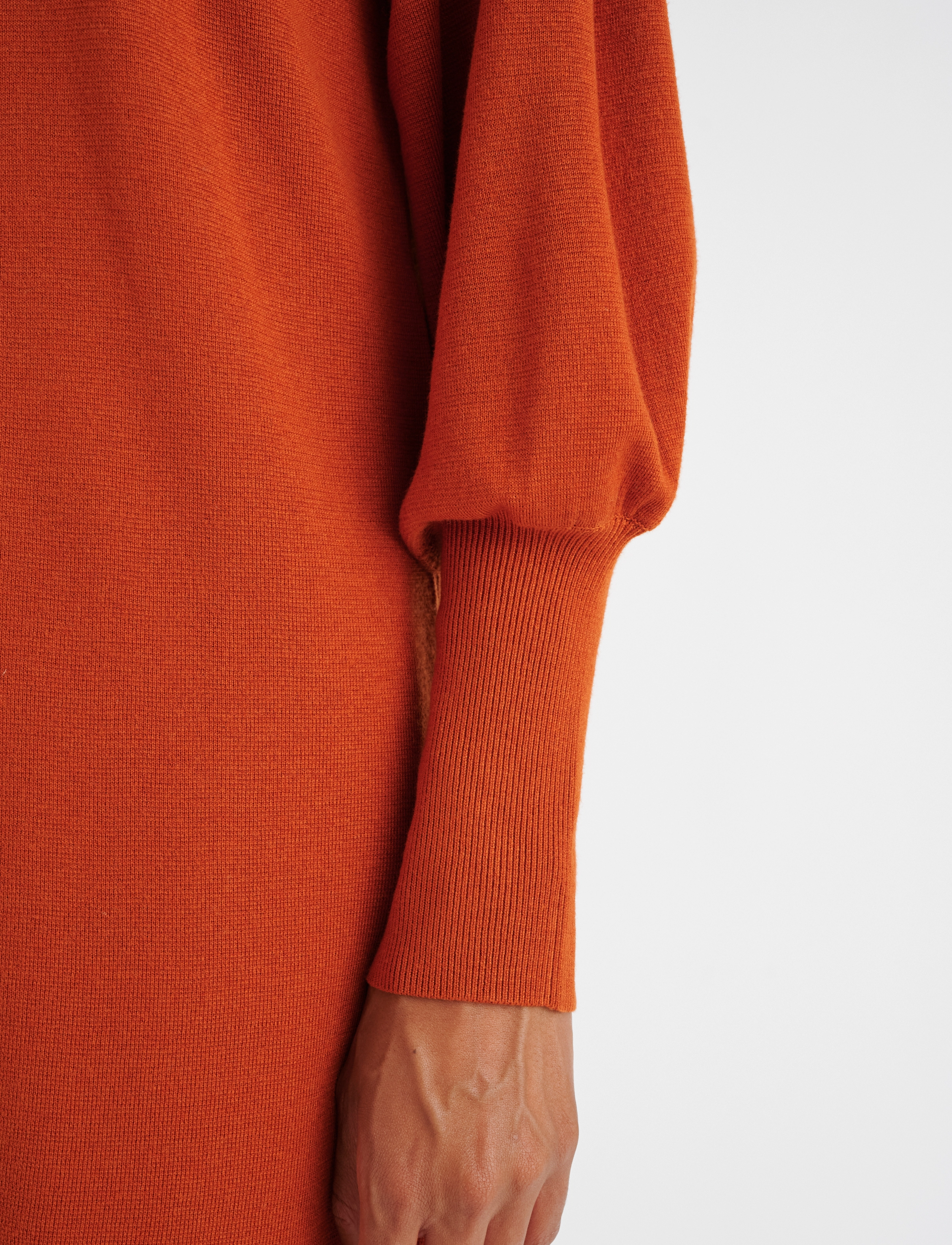 InWear - SanjaIW Dress - stickade klänningar - brandy - 5