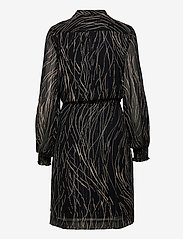 InWear - PetrinaIW Short Dress - midiklänningar - black strokes - 1