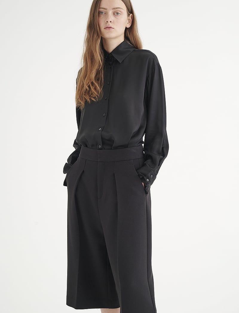 InWear - PaulineIW Shirt - langærmede skjorter - black - 0