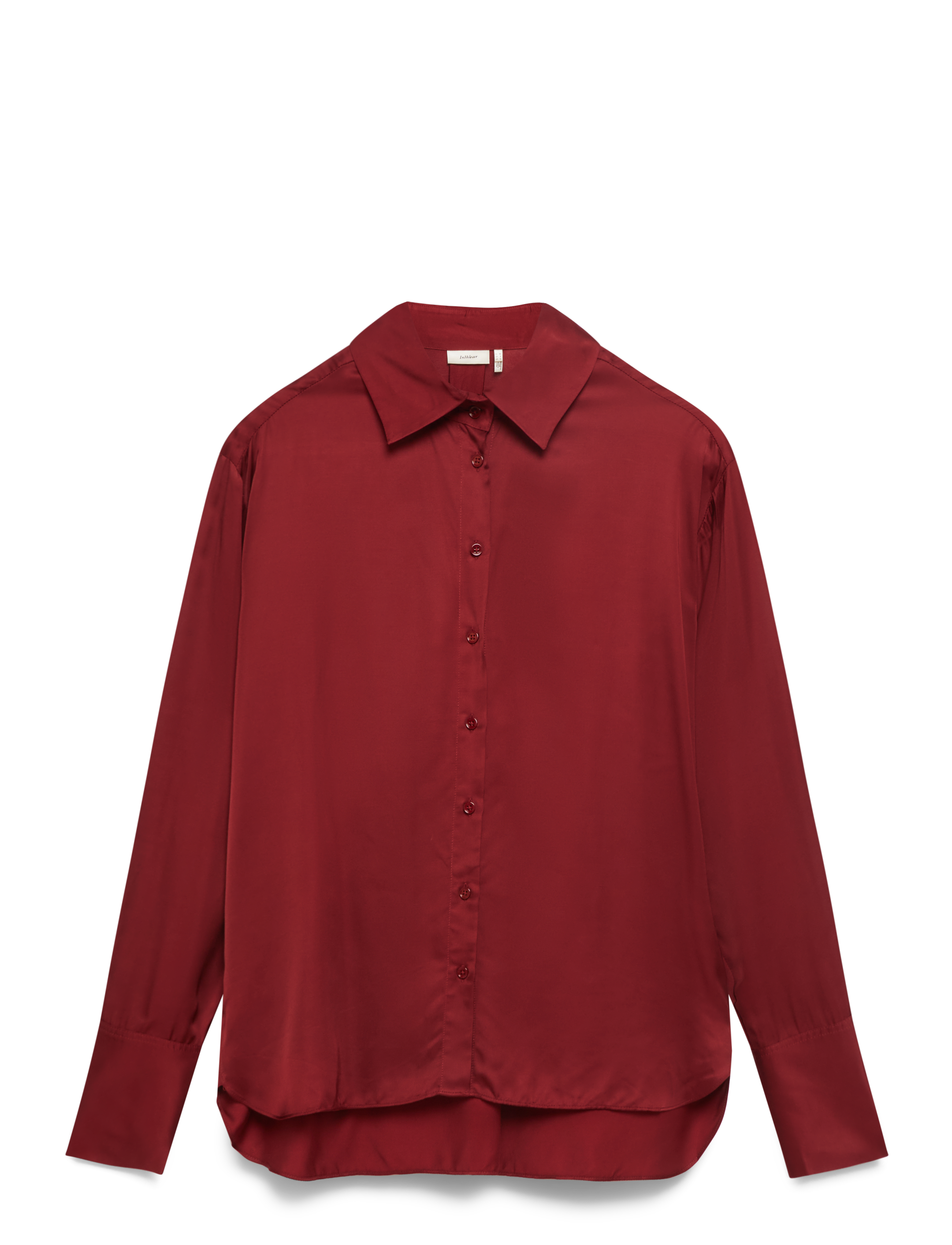 InWear Paulineiw Shirt, 34, Shirts, Burgunderrot - Long-sleeved, Frauen