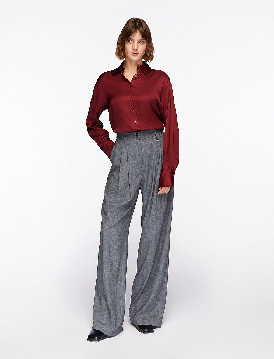 InWear - PaulineIW Shirt - langærmede skjorter - cabernet - 3