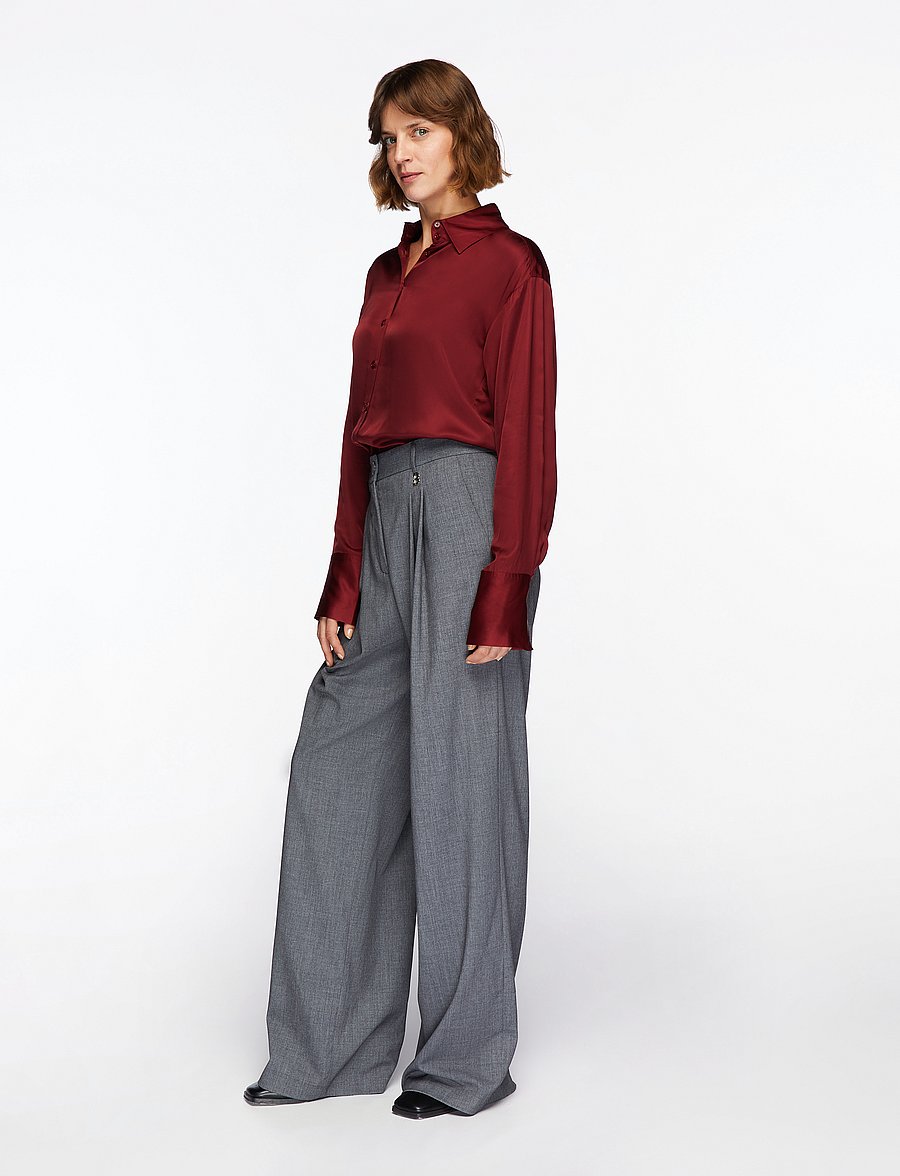 InWear - PaulineIW Shirt - langærmede skjorter - cabernet - 4