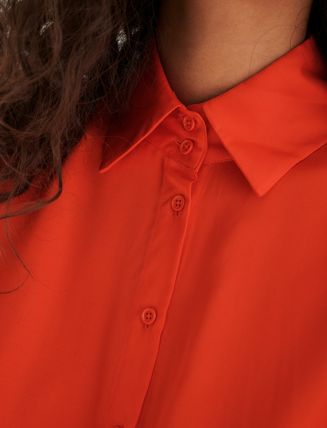 InWear - PaulineIW Shirt - langærmede skjorter - deep orange - 5