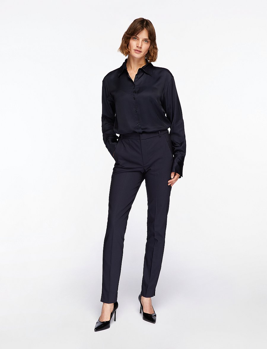 InWear - PaulineIW Shirt - langärmlige hemden - marine blue - 2