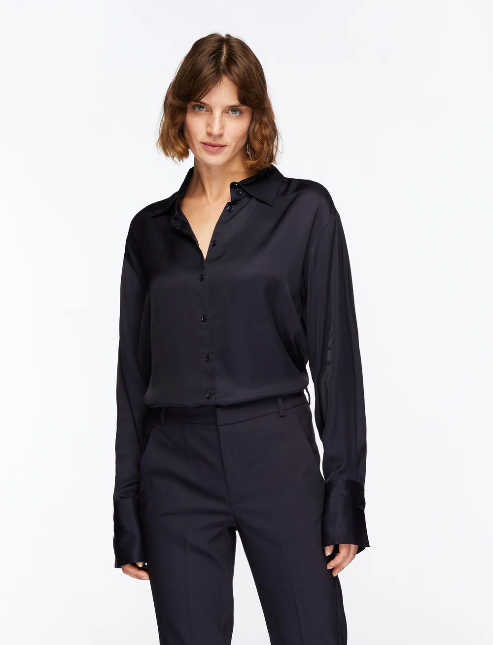 InWear - PaulineIW Shirt - langærmede skjorter - marine blue - 0